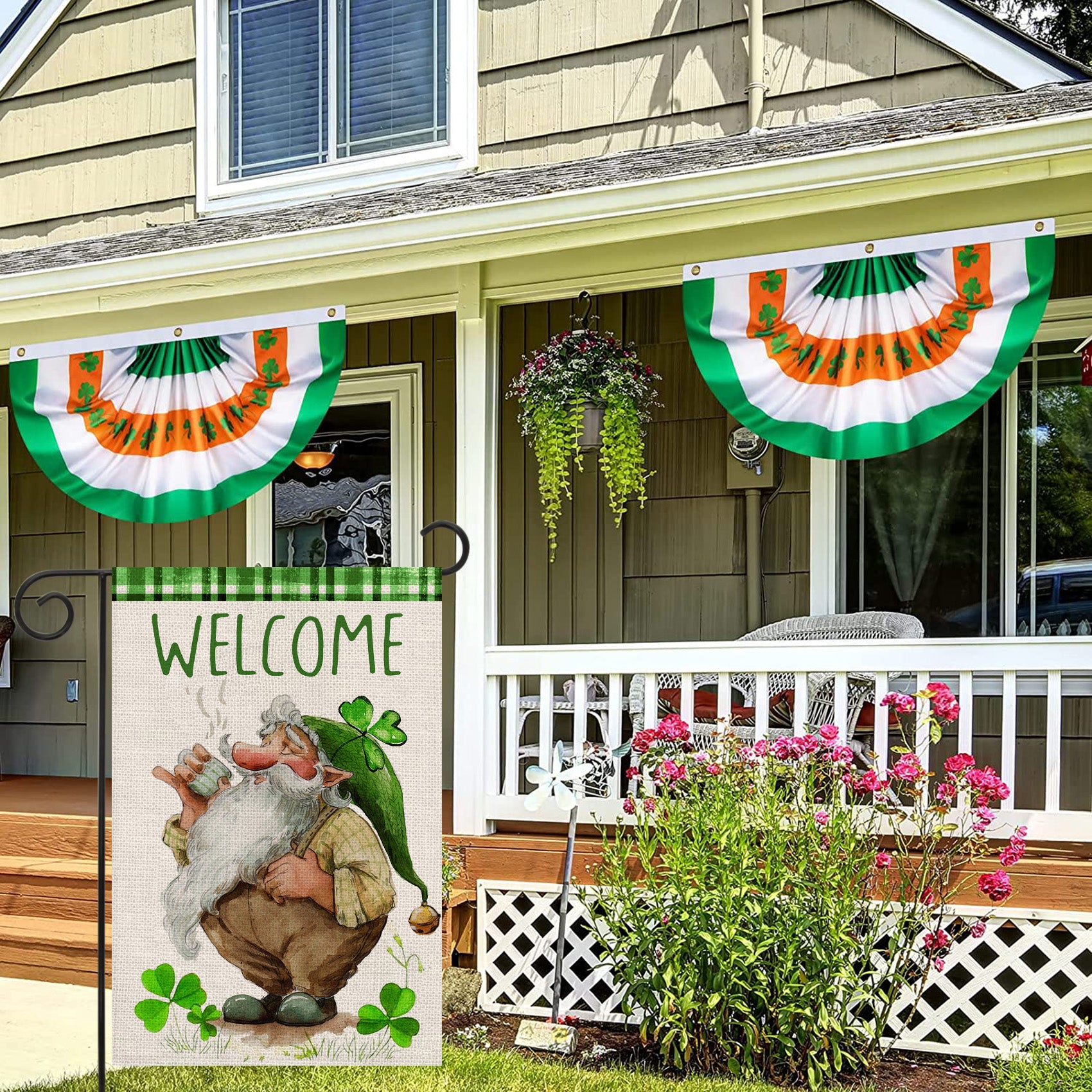 Spun Polyester Small-sized Garden Flag