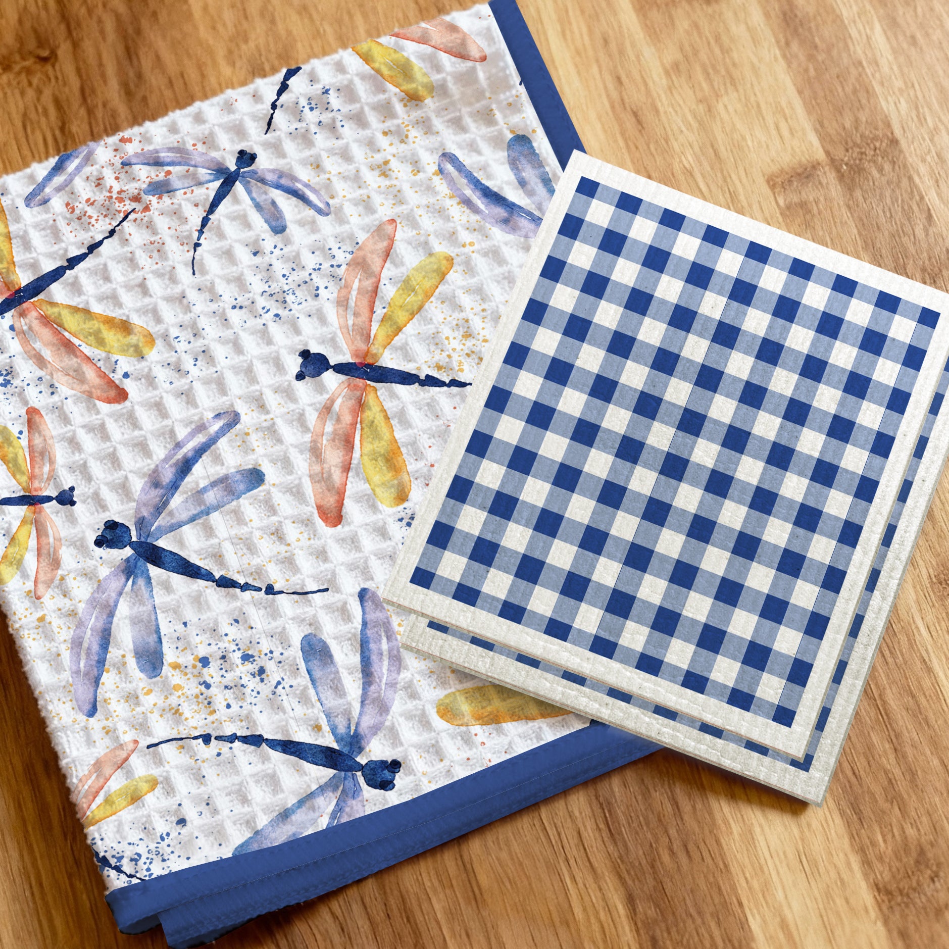 Custom Kitchen Towel & Dishcloth Set