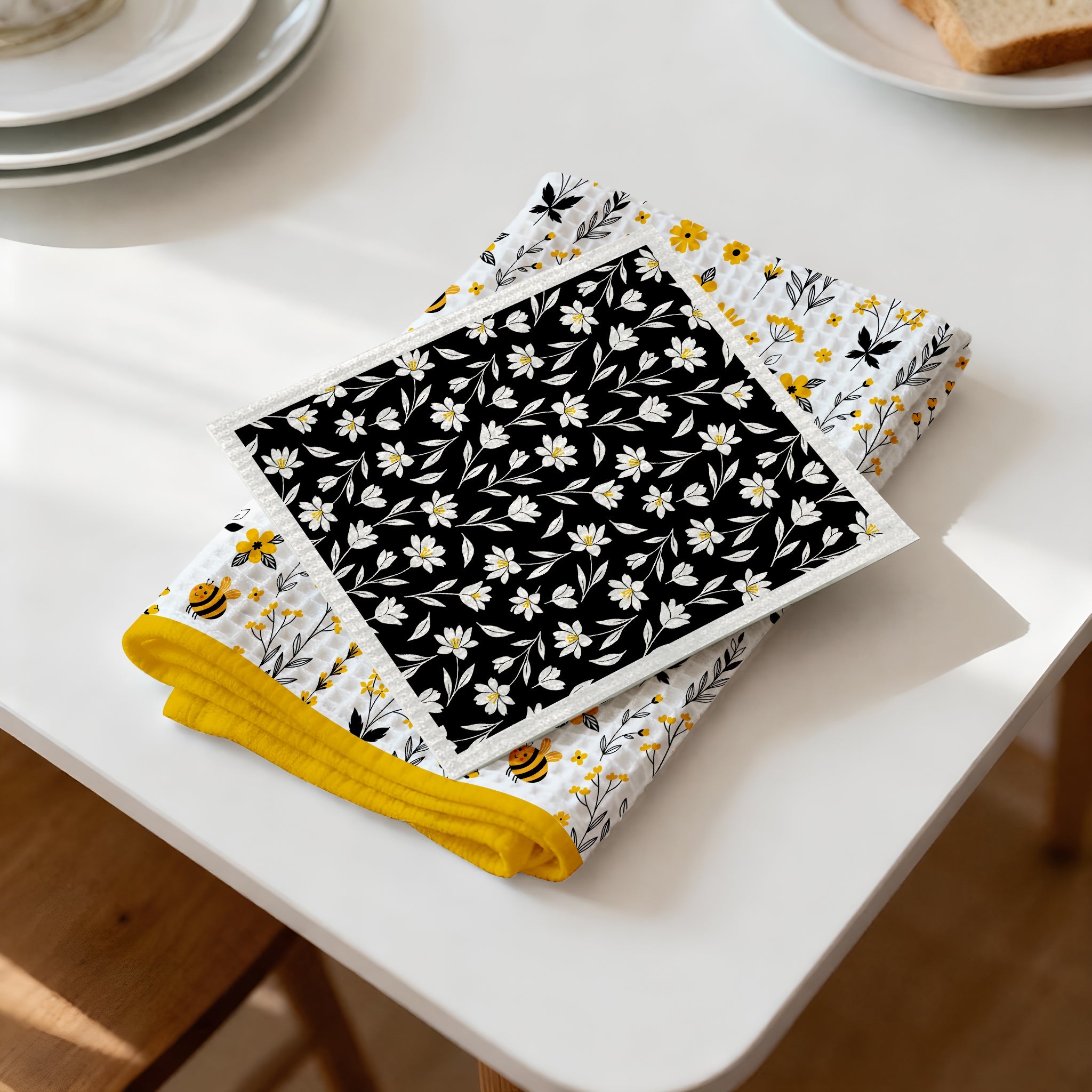 Best-Selling Custom Kitchen Towel & Dishcloth Set