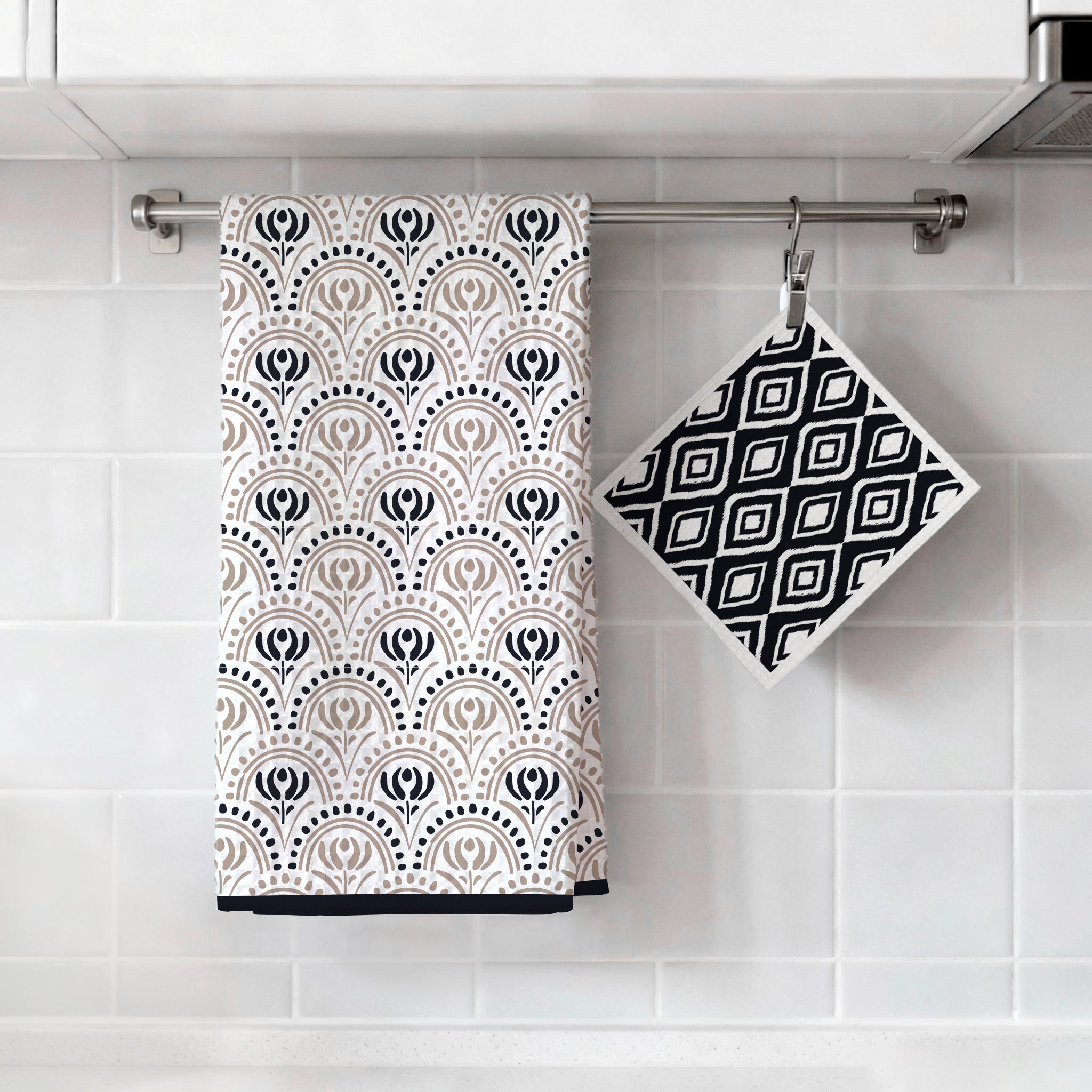 Start Your Brand with Custom Kitchen Towel & Dishcloth Set