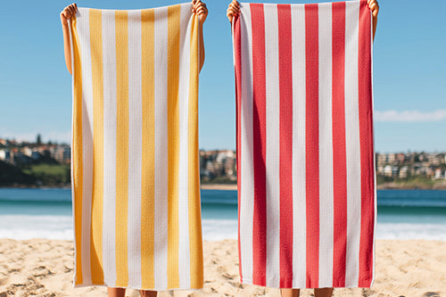 Your Beach Day, Reimagined: The Towel Woven from Renewed Plastic