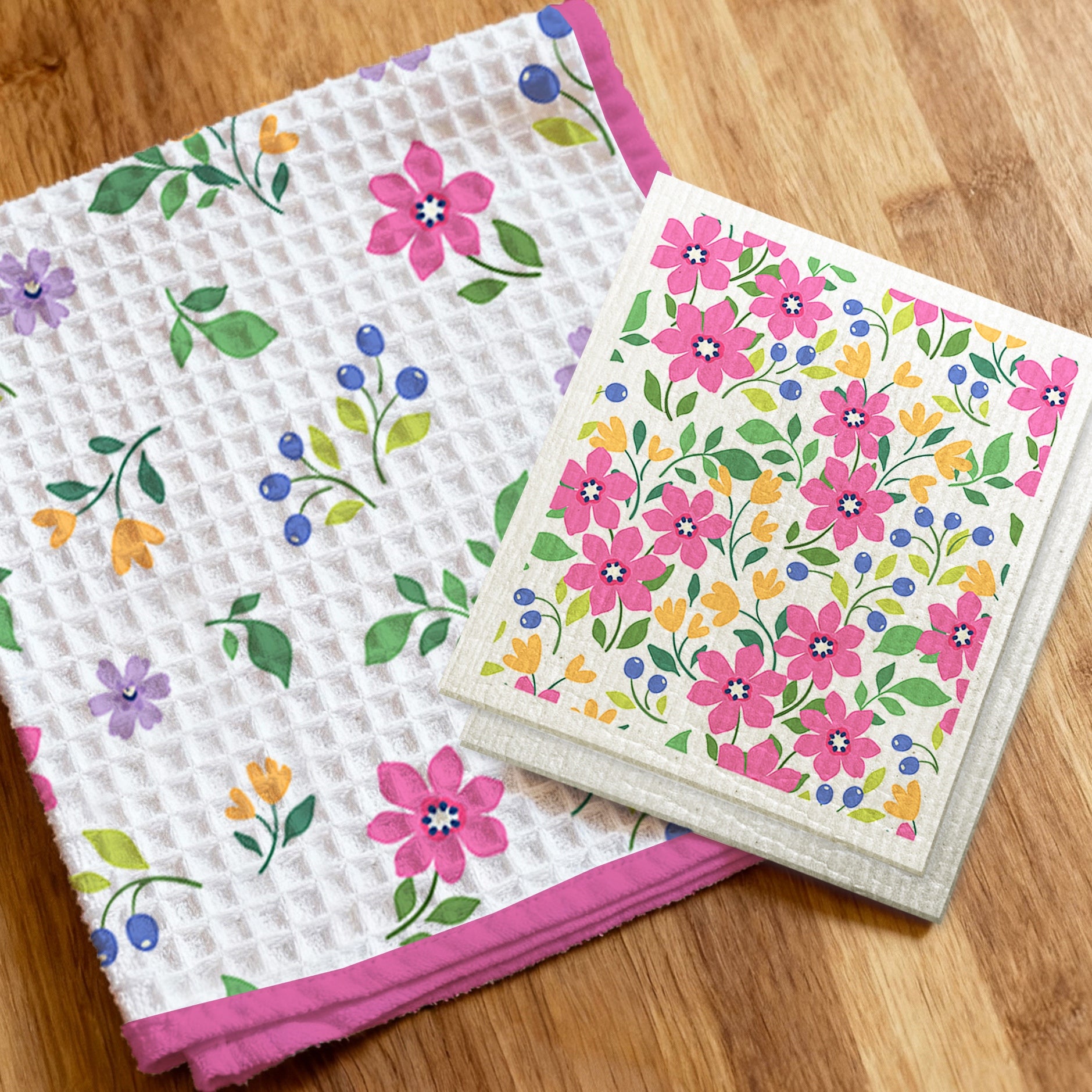Start Your Brand with Custom Kitchen Towel & Dishcloth Set
