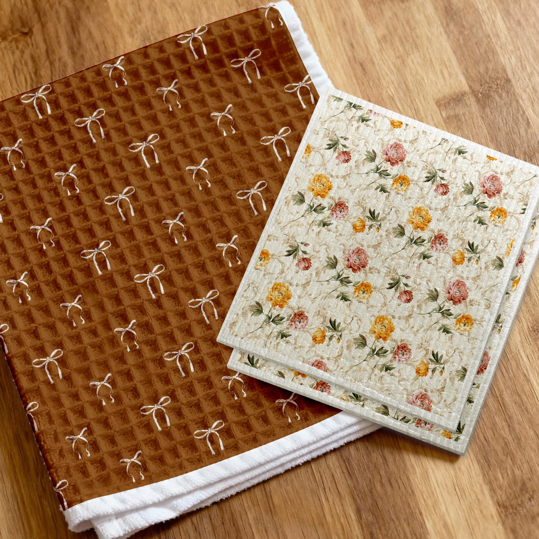 Wholesale Custom Kitchen Towel & Dishcloth Set