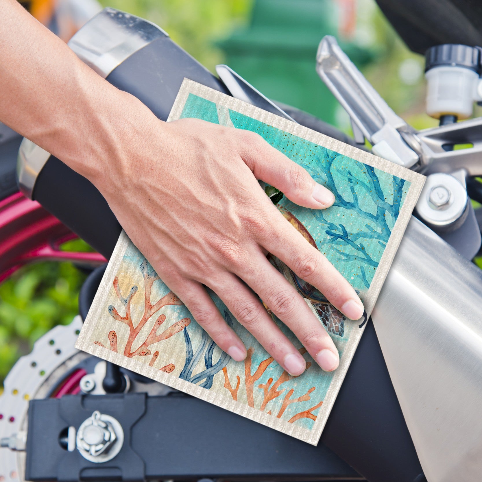 Eco-Friendly Cellulose Sponge Cloth Bulk Printing