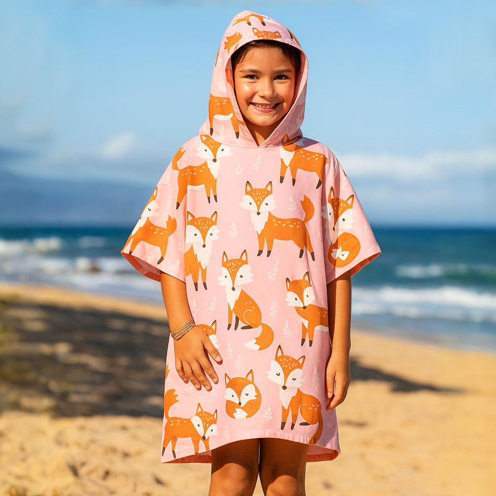 Kids beach ponchos