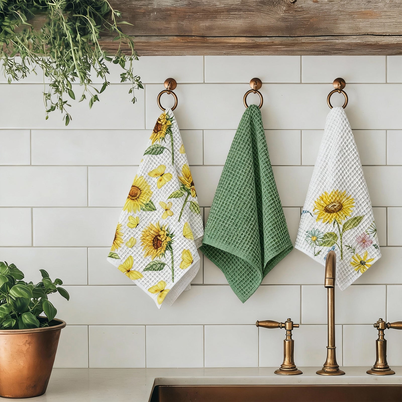Waffle Kitchen Towel