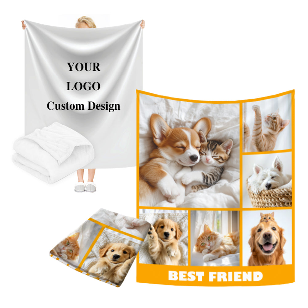 Personalized throw blanket