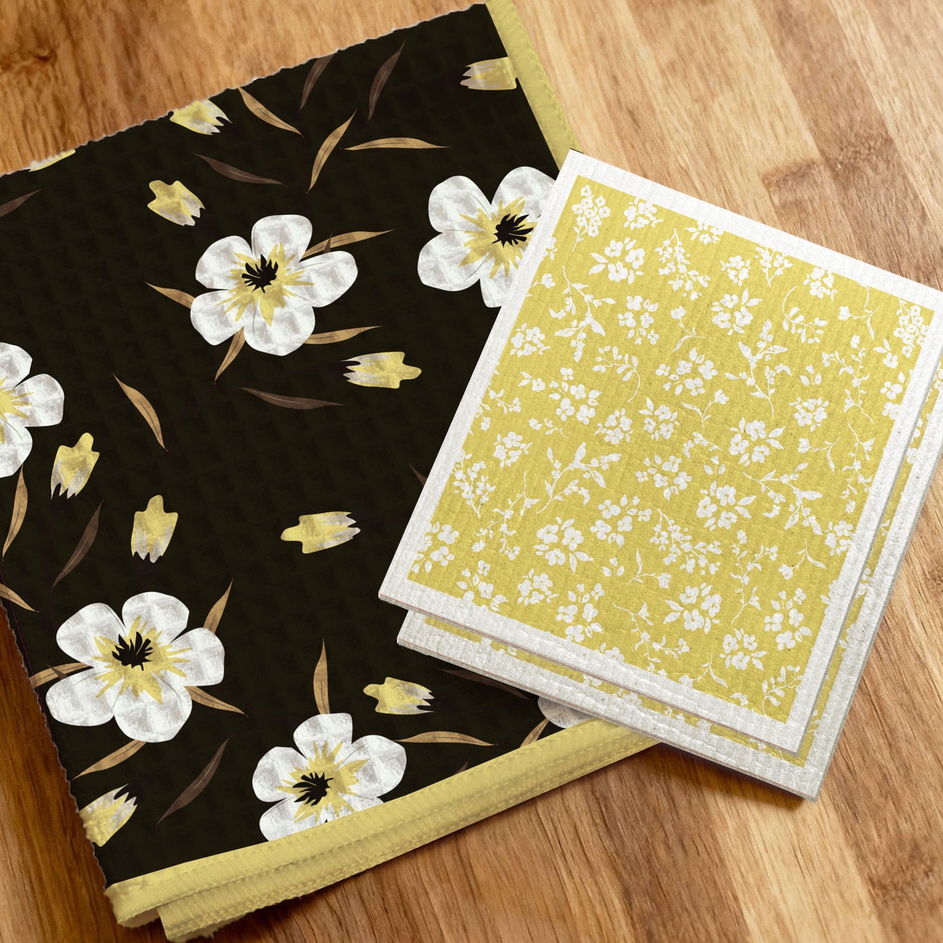 Best-Selling Custom Kitchen Towel & Dishcloth Set