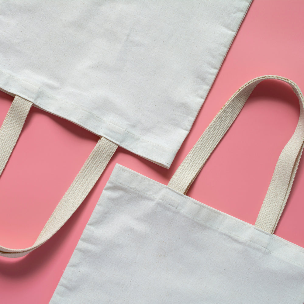 Custom Canvas Tote Bag - Flat