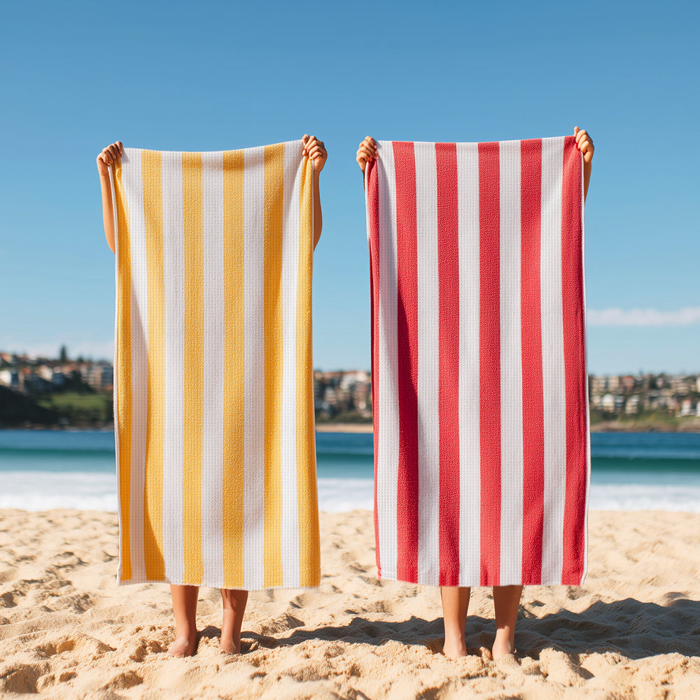 Customized Waffle Beach Towel