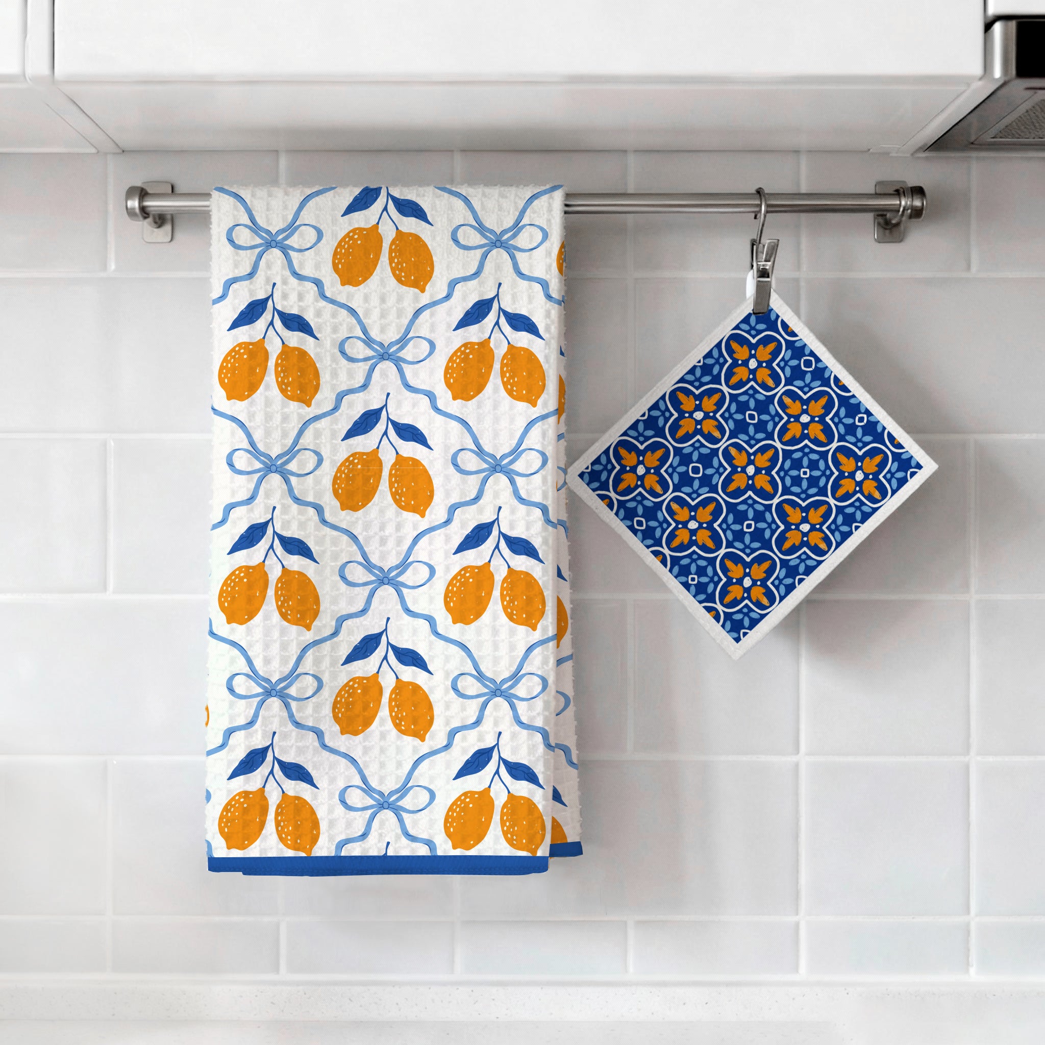Start Your Brand with Custom Kitchen Towel & Dishcloth Set