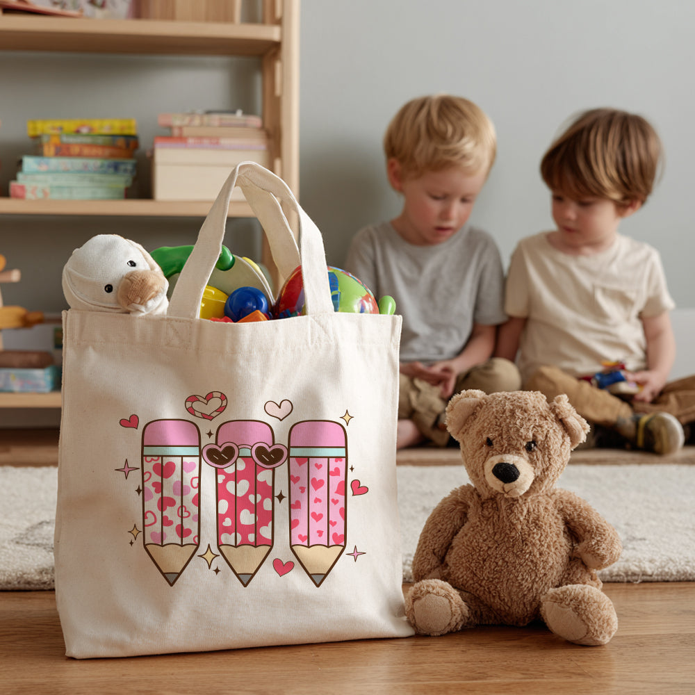 Custom Canvas Tote Bag - Horizontal Bottom without sides